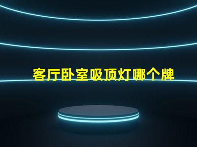 客厅卧室吸顶灯哪个牌子好探寻优质品牌的秘密
