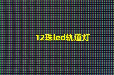 12珠led轨道灯