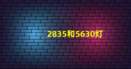 2835和5630灯珠哪个亮？