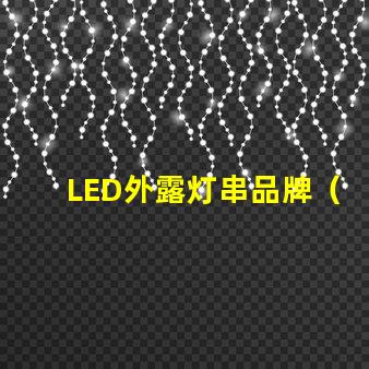LED外露灯串品牌（高品质LED外露灯串推荐）