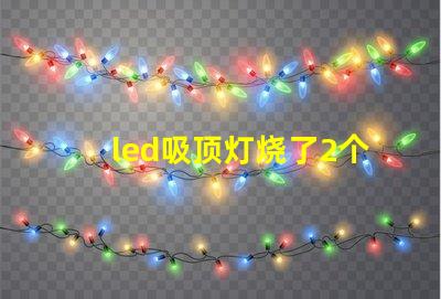 led吸顶灯烧了2个灯珠