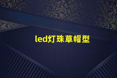 led灯珠草帽型