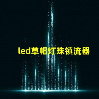 led草帽灯珠镇流器
