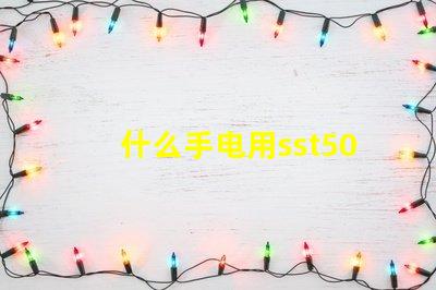 什么手电用sst50灯珠