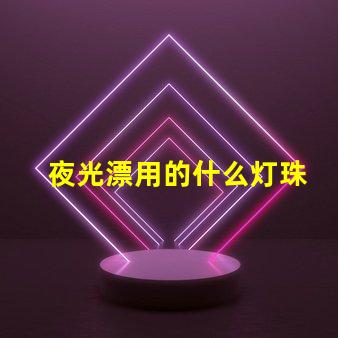 夜光漂用的什么灯珠