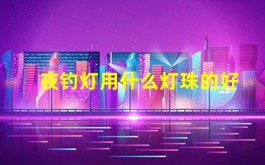 夜钓灯用什么灯珠的好