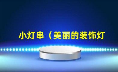 小灯串（美丽的装饰灯串）