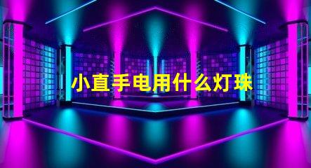 小直手电用什么灯珠