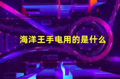 海洋王手电用的是什么灯珠