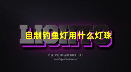 自制钓鱼灯用什么灯珠最好