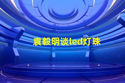 袁毅明谈led灯珠