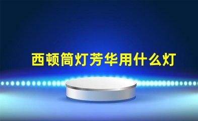 西顿筒灯芳华用什么灯珠