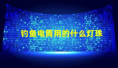 钓鱼电筒用的什么灯珠