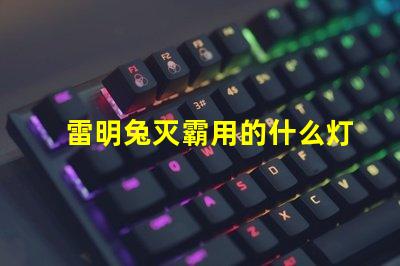 雷明兔灭霸用的什么灯珠