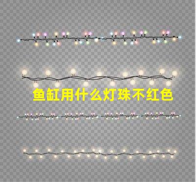 鱼缸用什么灯珠不红色好