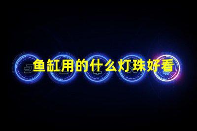 鱼缸用的什么灯珠好看实用