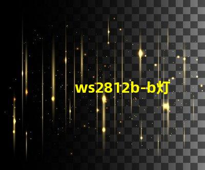 ws2812b-b灯珠