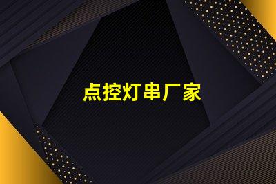 点控灯串厂家